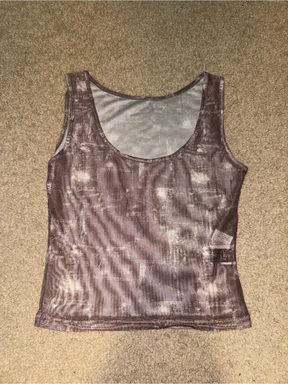 Mesh tank top